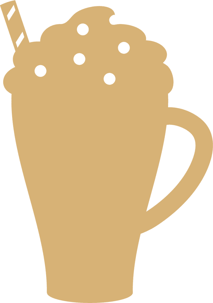 Malteada — vector para corte CNC