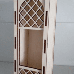 Caja portavino con ventana frontal - Vector SVG DXF para CNC Router y Laser CO2 - Descargable gratis | Stanser