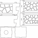 Caja portavino "Vitral" - Vector SVG DXF para CNC Router y Laser CO2 - Descargable gratis | Stanser
