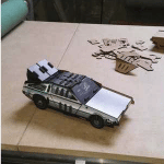 Automóvil futurista - Vector descarganle para corte CNC y grabado laser gratis | Stanser