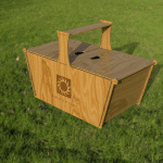 Canasta para Picnic - Vector descarganle para corte CNC y grabado laser gratis | Stanser
