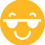 Caritas con lentes de sol - Vector SVG DXF para CNC Router y Laser CO2 - Descargable gratis | Stanser