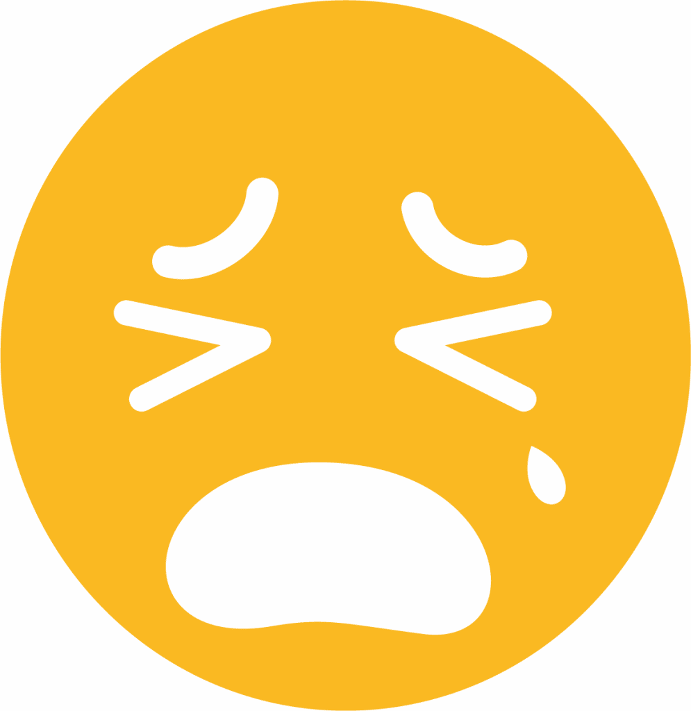 Emoji con lágrima — vector para corte CNC