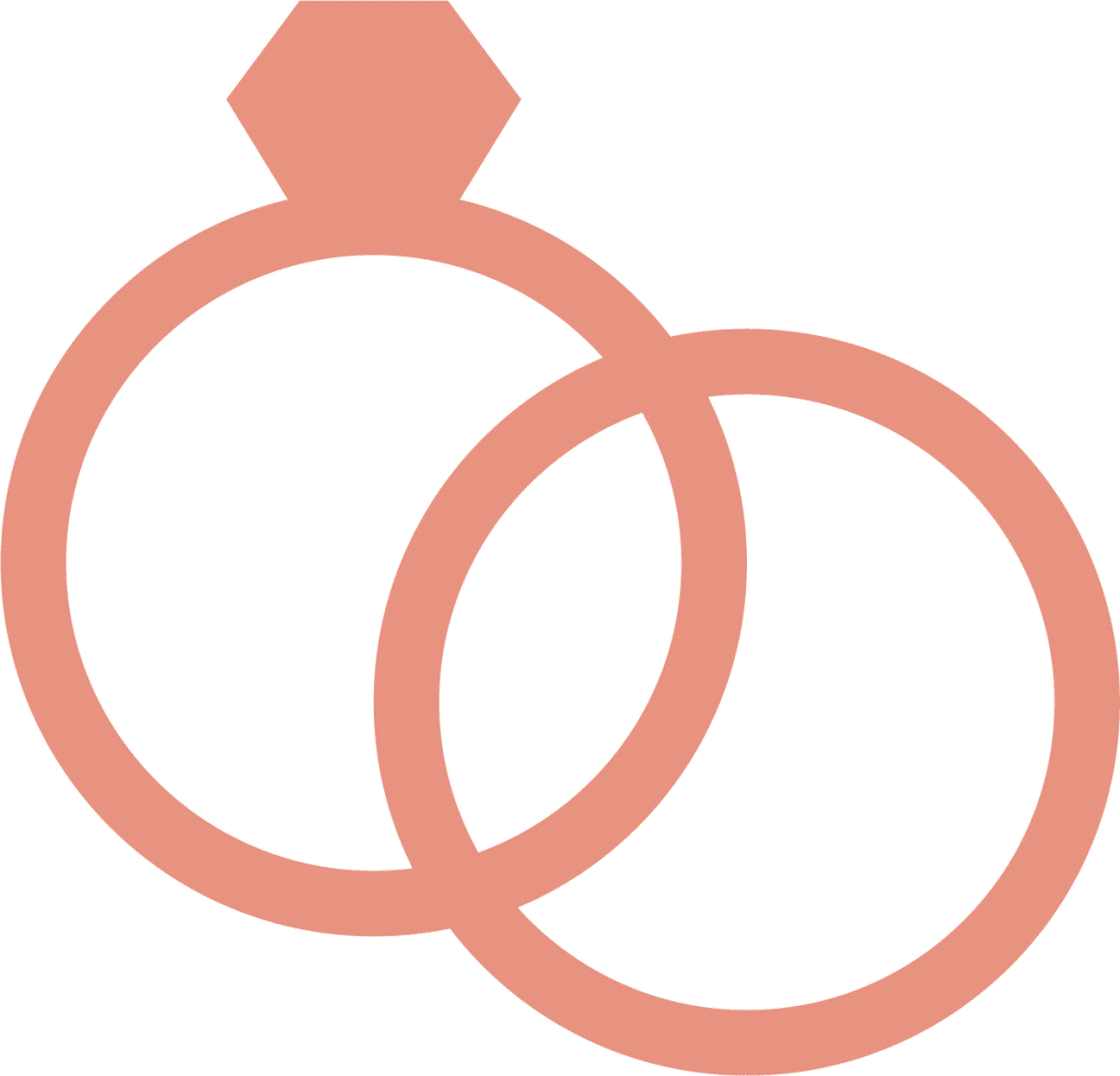 Anillos de compromiso — vector para corte CNC