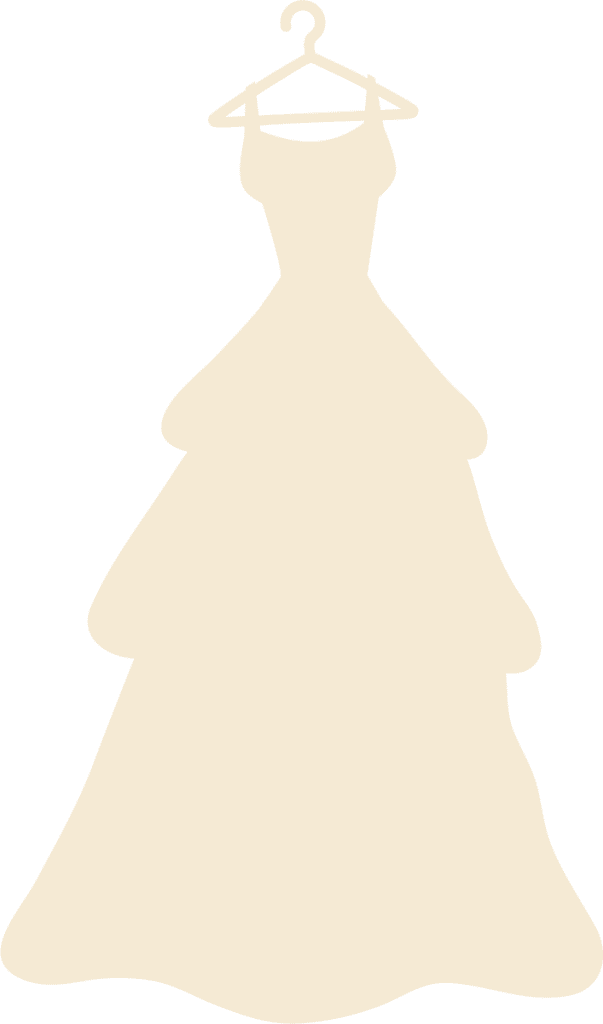 Silueta vestido de noche — vector para corte CNC