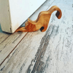Sujetador para puerta de gato - Vector descarganle para corte CNC y grabado laser gratis | Stanser