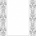 Patrón de marco celta - Vector SVG DXF para CNC Router y Laser CO2 - Descargable gratis | Stanser