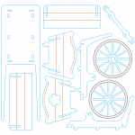 Carruaje de dos ruedas - Vector descarganle para corte CNC y grabado laser gratis | Stanser