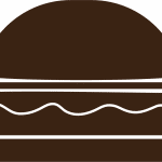 Icono hamburguesa - Vector descarganle para corte CNC y grabado laser gratis | Stanser