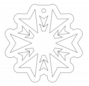 Esfera de copo de nieve 4