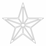Estrella de Belén - Vector descarganle para corte CNC y grabado laser gratis | Stanser