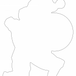 Silueta de Santa Claus - Vector descarganle para corte CNC y grabado laser gratis | Stanser