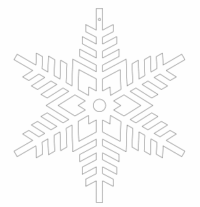 Esfera de copo navideño 3