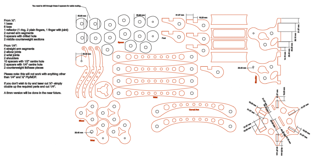 Lámpara de escritorio — vector para corte CNC