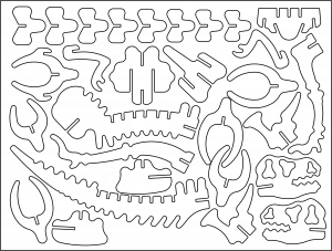 Fósil de dinosaurio