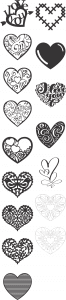 Diseños de corazones 10