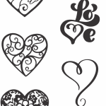 Diseños de corazones 11 - Vector descarganle para corte CNC y grabado laser gratis | Stanser