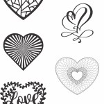 Diseños de corazones 15 - Vector descarganle para corte CNC y grabado laser gratis | Stanser