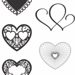 Diseños de corazones 16 - Vector descarganle para corte CNC y grabado laser gratis | Stanser