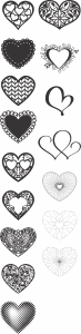 Diseños de corazones 16