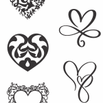 Diseños de corazones 3 - Vector descarganle para corte CNC y grabado laser gratis | Stanser