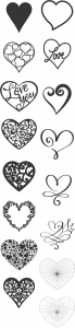 Diseños de corazones 4