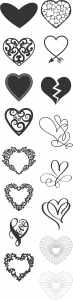 Diseños de corazones 5
