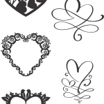 Diseños de corazones 7 - Vector descarganle para corte CNC y grabado laser gratis | Stanser