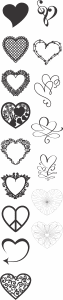 Diseños de corazones 7
