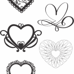 Diseños de corazones 8 - Vector descarganle para corte CNC y grabado laser gratis | Stanser