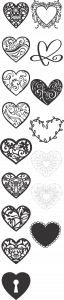 Diseños de corazones 9