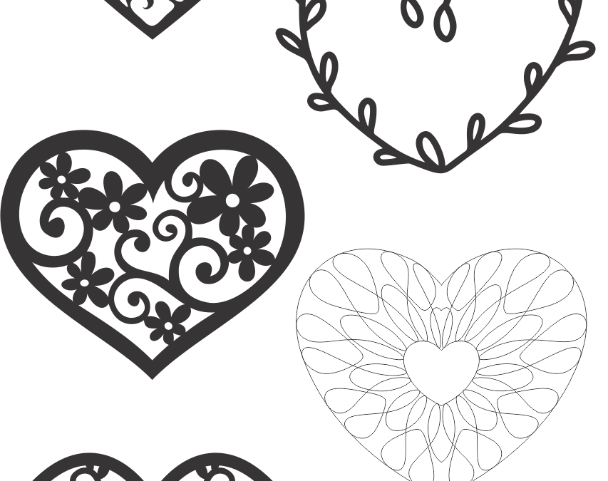 Diseños de corazones 9