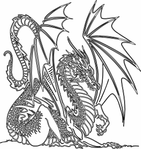 Dragón cuerpo completo