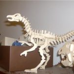 Dinosaurio ornitomimo - Vector descarganle para corte CNC y grabado laser gratis | Stanser