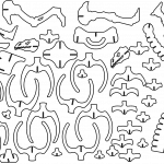 Huesos de Brontosaurio a 1.5mm - Vector descarganle para corte CNC y grabado laser gratis | Stanser