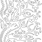 Huesos de dinosaurio - Vector descarganle para corte CNC y grabado laser gratis | Stanser