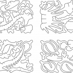 Huesos de styracosaurus - Vector descarganle para corte CNC y grabado laser gratis | Stanser