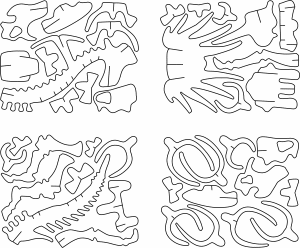 Huesos de styracosaurus