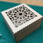 Caja de tapa calada - Vector SVG DXF para CNC Router y Laser CO2 - Descargable gratis | Stanser