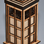 Cabina telefónica - Vector descarganle para corte CNC y grabado laser gratis | Stanser