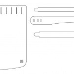 Máscara médica armable - Vector descarganle para corte CNC y grabado laser gratis | Stanser