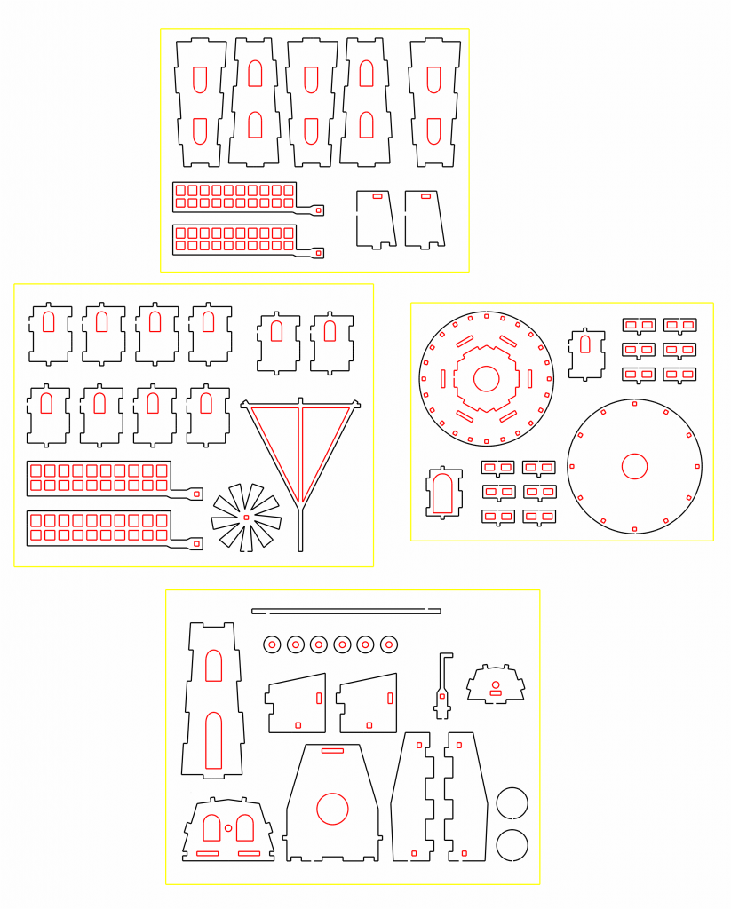 Molino 2 — vector para corte CNC