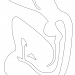Escultura "Mujer sentada" - Vector SVG DXF para CNC Router y Laser CO2 - Descargable gratis | Stanser