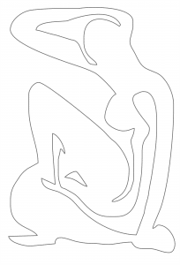 Escultura «Mujer sentada»