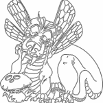 Dragón mushroom - Vector SVG DXF para CNC Router y Laser CO2 - Descargable gratis | Stanser