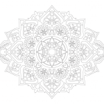 Mandala de flor - Vector SVG DXF para CNC Router y Laser CO2 - Descargable gratis | Stanser