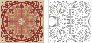 Marqueteria ornamental