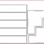 Estante armable - Vector SVG DXF para CNC Router y Laser CO2 - Descargable gratis | Stanser