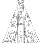 Vírgen con corona - Vector SVG DXF para CNC Router y Laser CO2 - Descargable gratis | Stanser