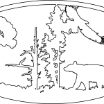 Óvalo con elementos naturales - Vector SVG DXF para CNC Router y Laser CO2 - Descargable gratis | Stanser